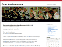 Tablet Screenshot of forum-vocale-arnsberg.de